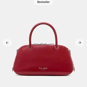 NEW kate spade red mini bag with top handle and crossbody strap